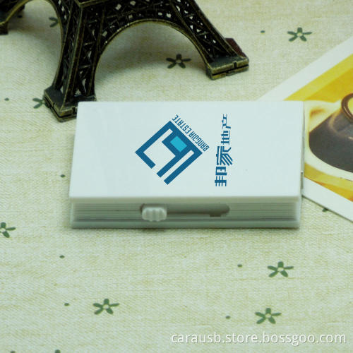 CaraUSB plastic books shape color customized gifts USB disk gifts Logo gifts printing industry